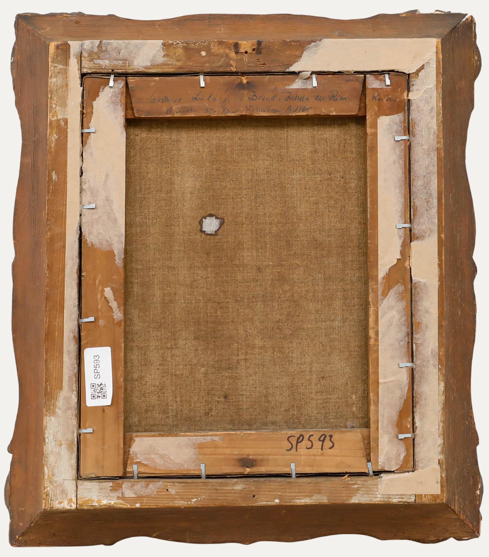 Biedermeier Anfang 19. Jahrhundert Öl - Gastwirt Ludwig Brandt (Braun), Portrait Painting, von Unknown