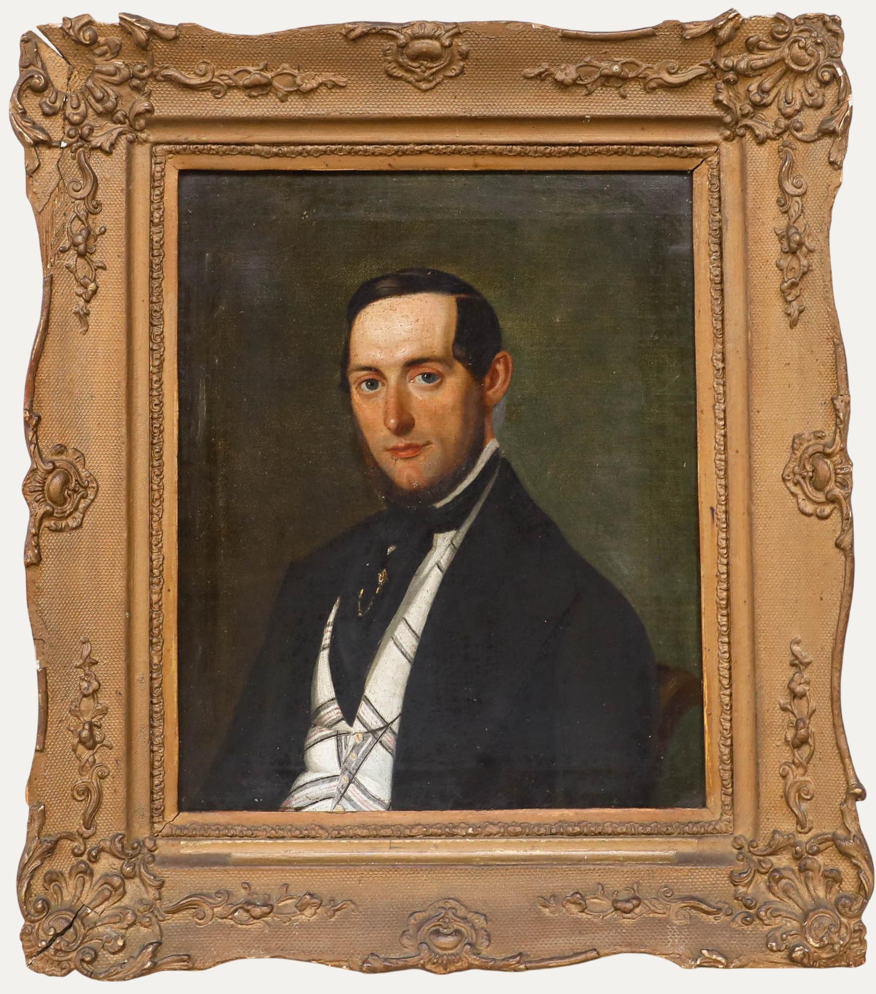 Biedermeier Anfang 19. Jahrhundert Öl - Gastwirt Ludwig Brandt