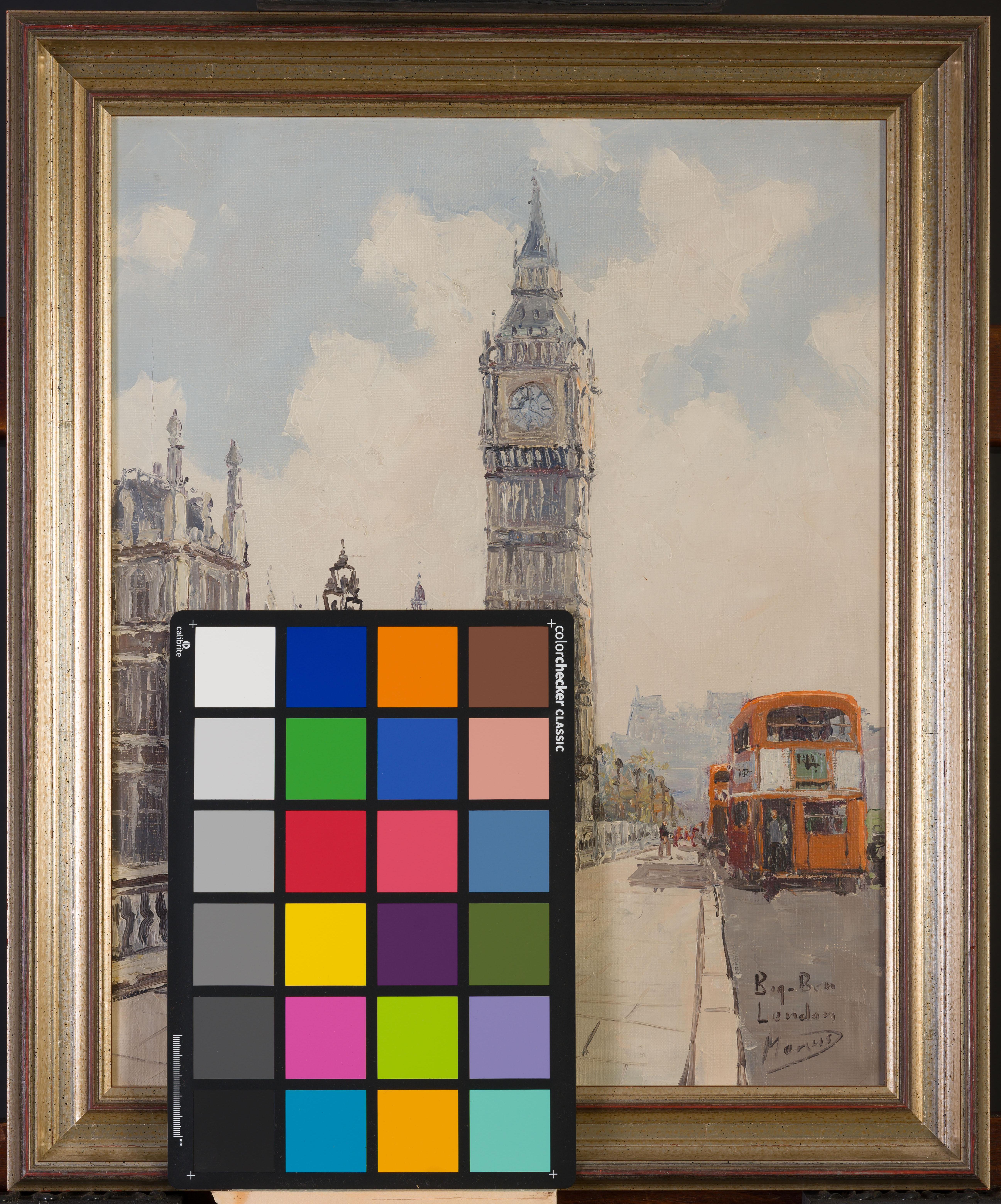 Ben, Westminster, Londra.  1970's - Painting di Unknown