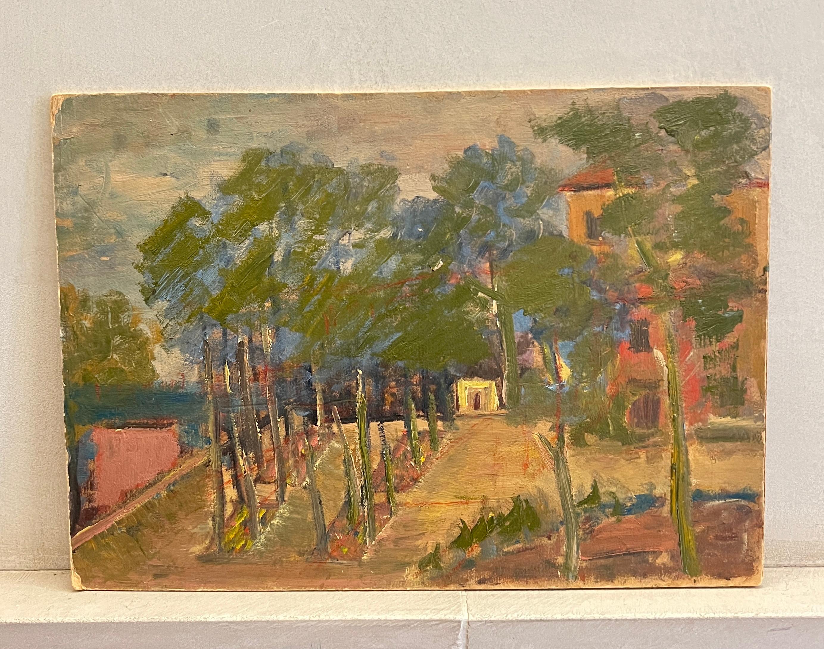 Großer Park – Painting von Unknown