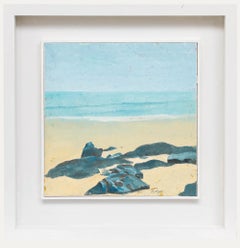 Vintage Bill Bolger (1940-2024) - 20th Century Oil, Beach View St Ives