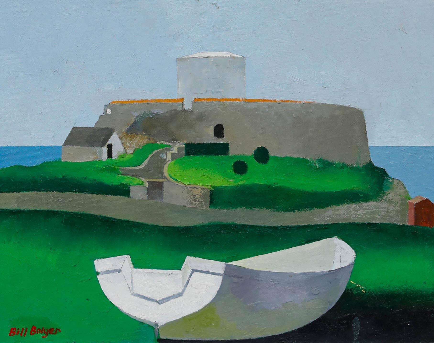 Bill Bolger (1940-2024) - 20. Jahrhundert Öl, Fort Grey, Ölgemälde – Painting von Unknown