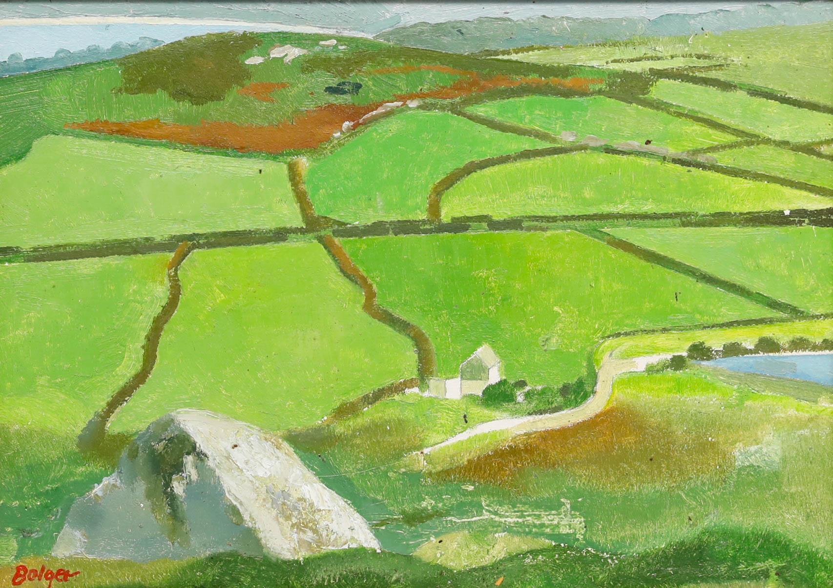 Bill Bolger (1940-2024) - 20th Century Oil, From Rosenall Hill - Painting by Unknown