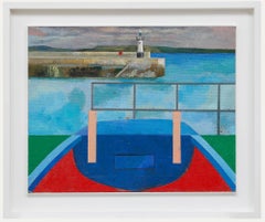 Bill Bolger (1940-2024) - 20th Century Oil, Lighthouse at Smeaton
s Pier