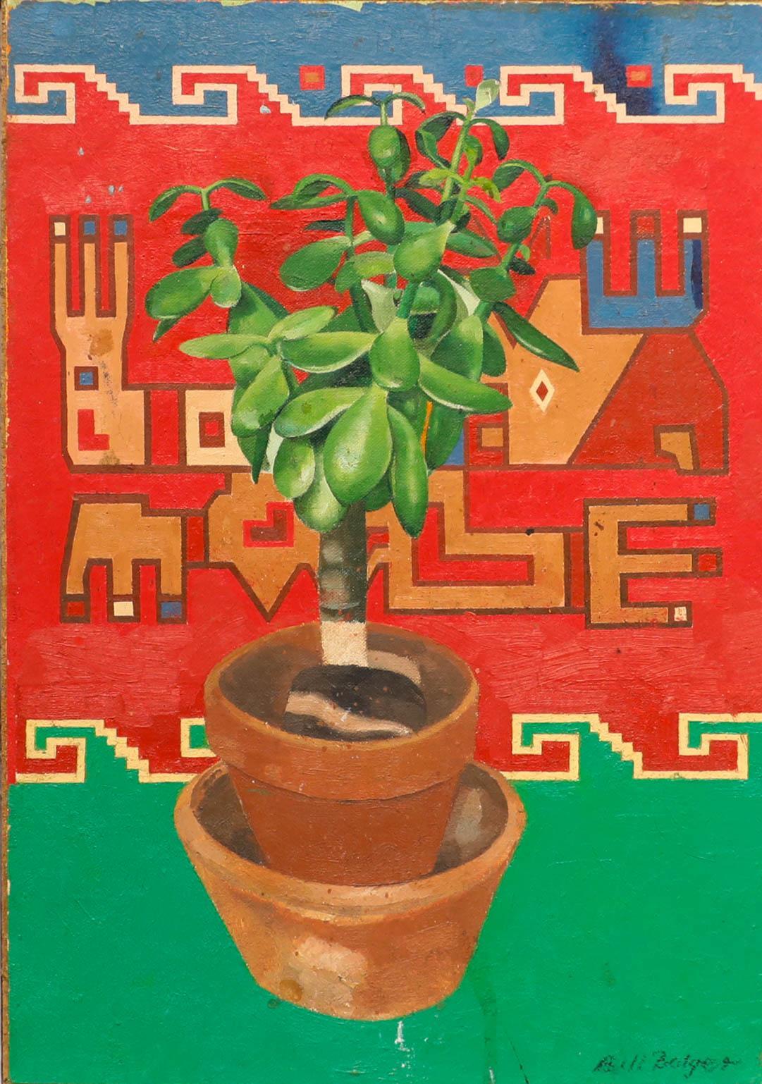 Bill Bolger (1940-2024) - Öl, Geldpflanze des 20. Jahrhunderts – Painting von Unknown