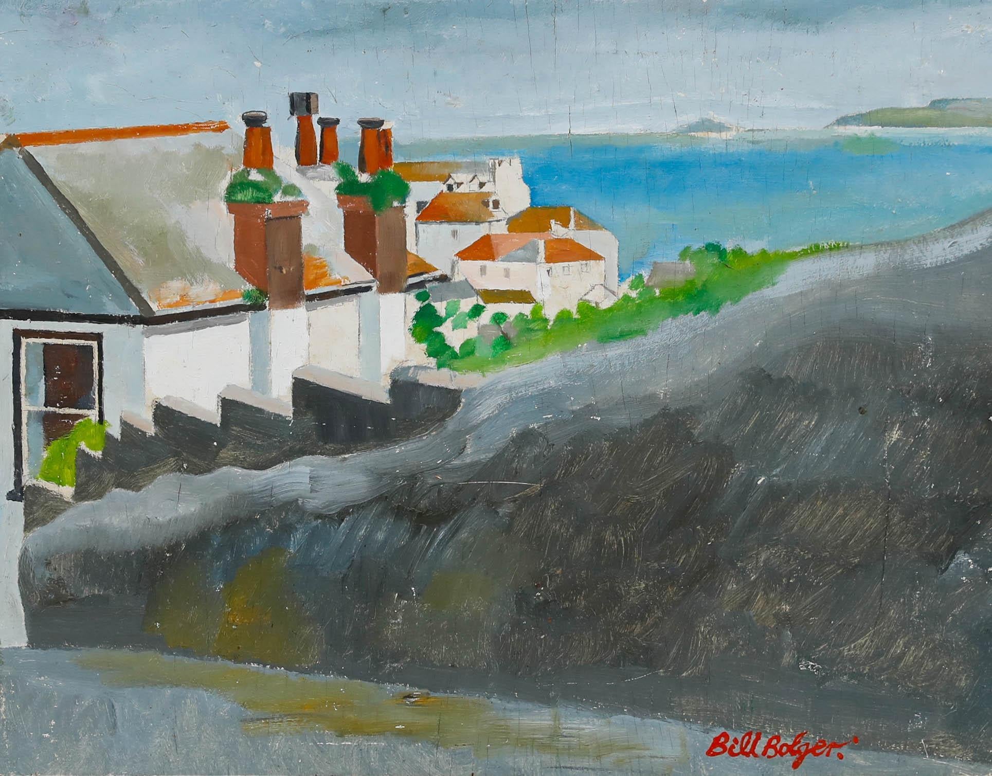 Bill Bolger (1940-2024) - 20th Century Oil, Panorama of St. Ives - Painting by Unknown