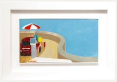 Bill Bolger (1940-2024) - Óleo del siglo XX, Picnic junto al mar