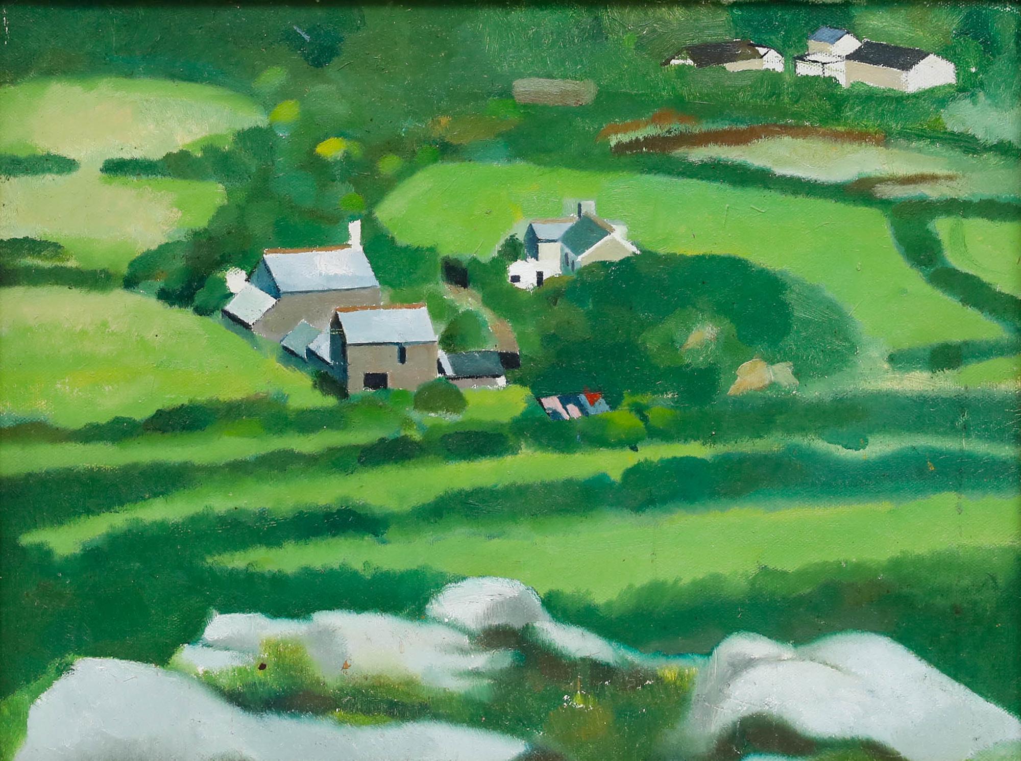 Bill Bolger (1940-2024) - 20. Jahrhundert Öl, Rosewall Hill, St. Ives, Ölgemälde – Painting von Unknown
