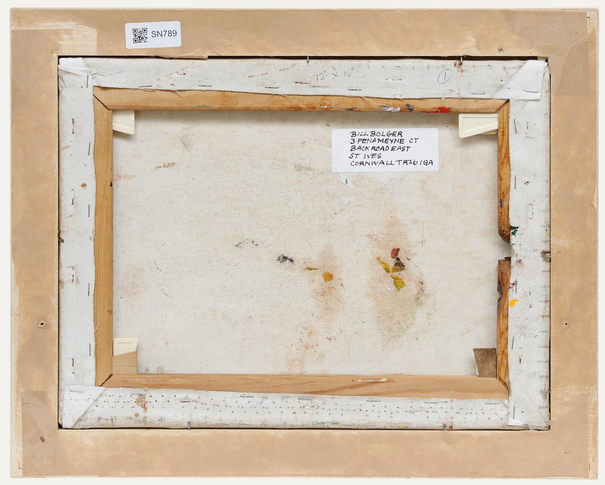 Bill Bolger (1940-2024) - 20. Jahrhundert Öl, Rosewall Hill, St. Ives, Ölgemälde (Beige), Landscape Painting, von Unknown