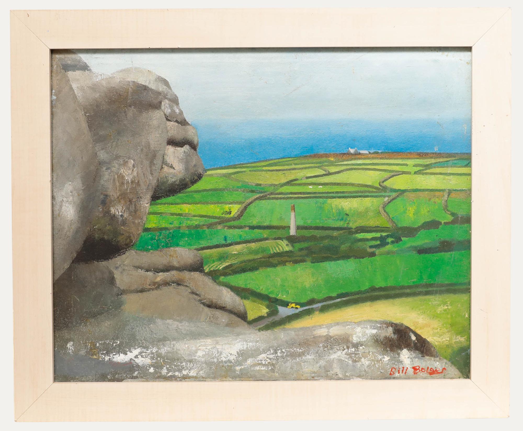 Bill Bolger (1940-2024) - 20th Century Oil, View From The Limestone Cliffs