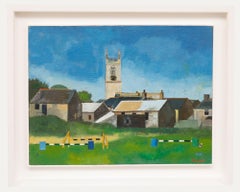 Vintage Bill Bolger (1940-2024) - 20th Century Oil, View of The Village