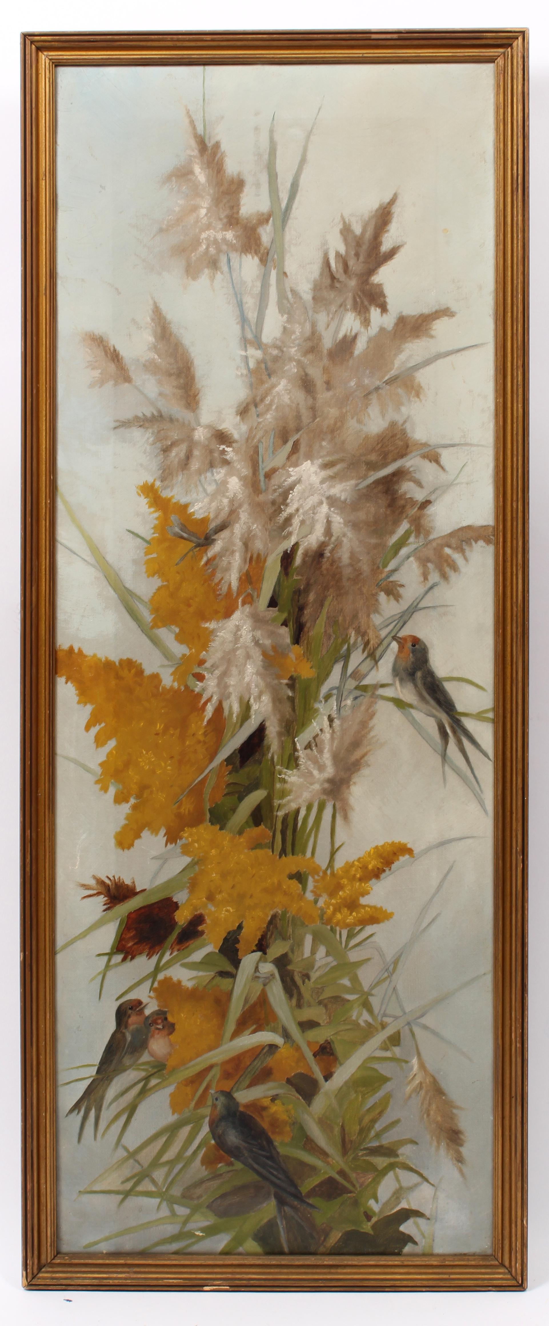 Unknown Animal Painting - Birds in Foliage