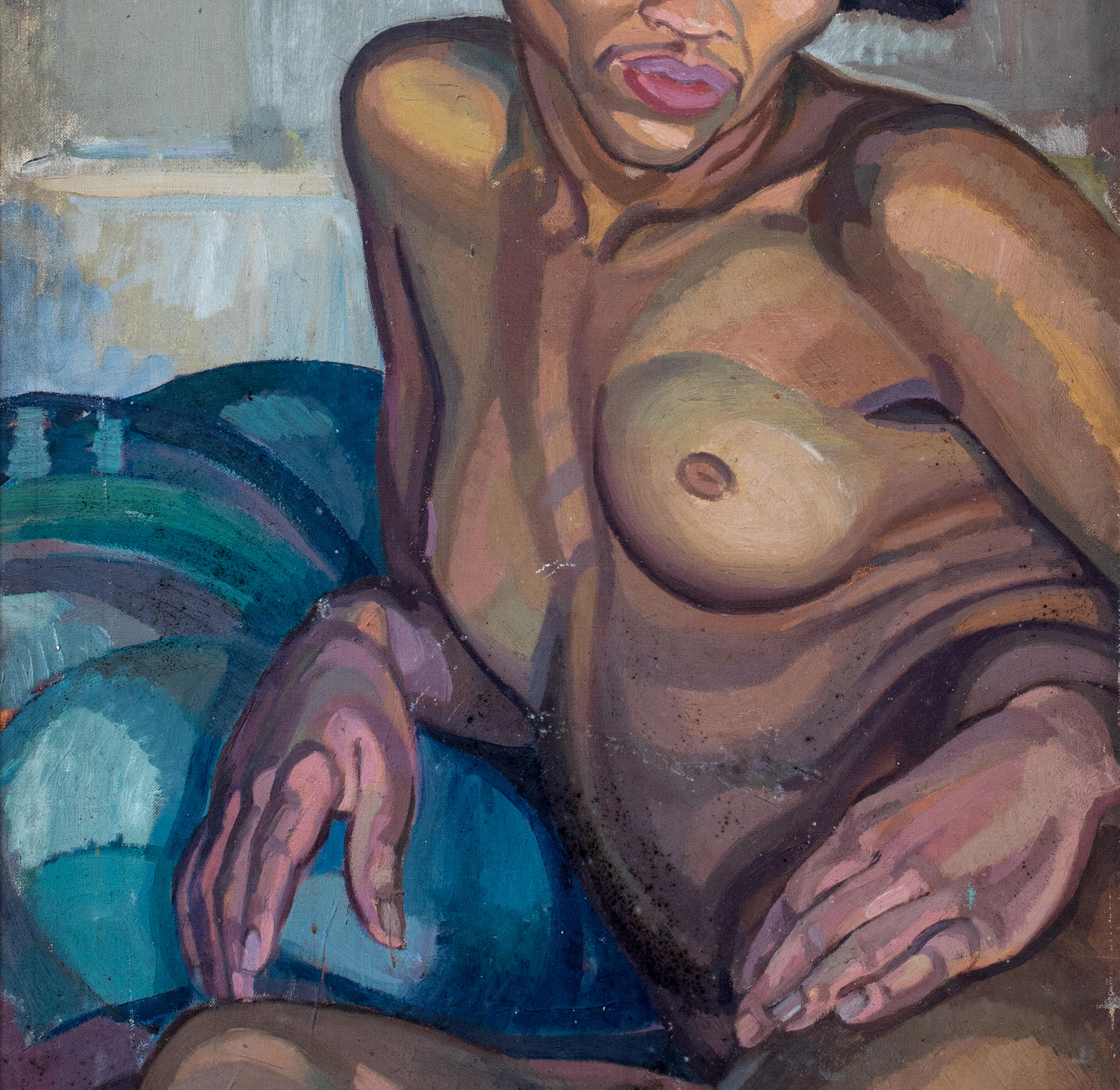 Nudo femminile nero, inizio XX secolo   di Harry Barr (1896-1987) 7