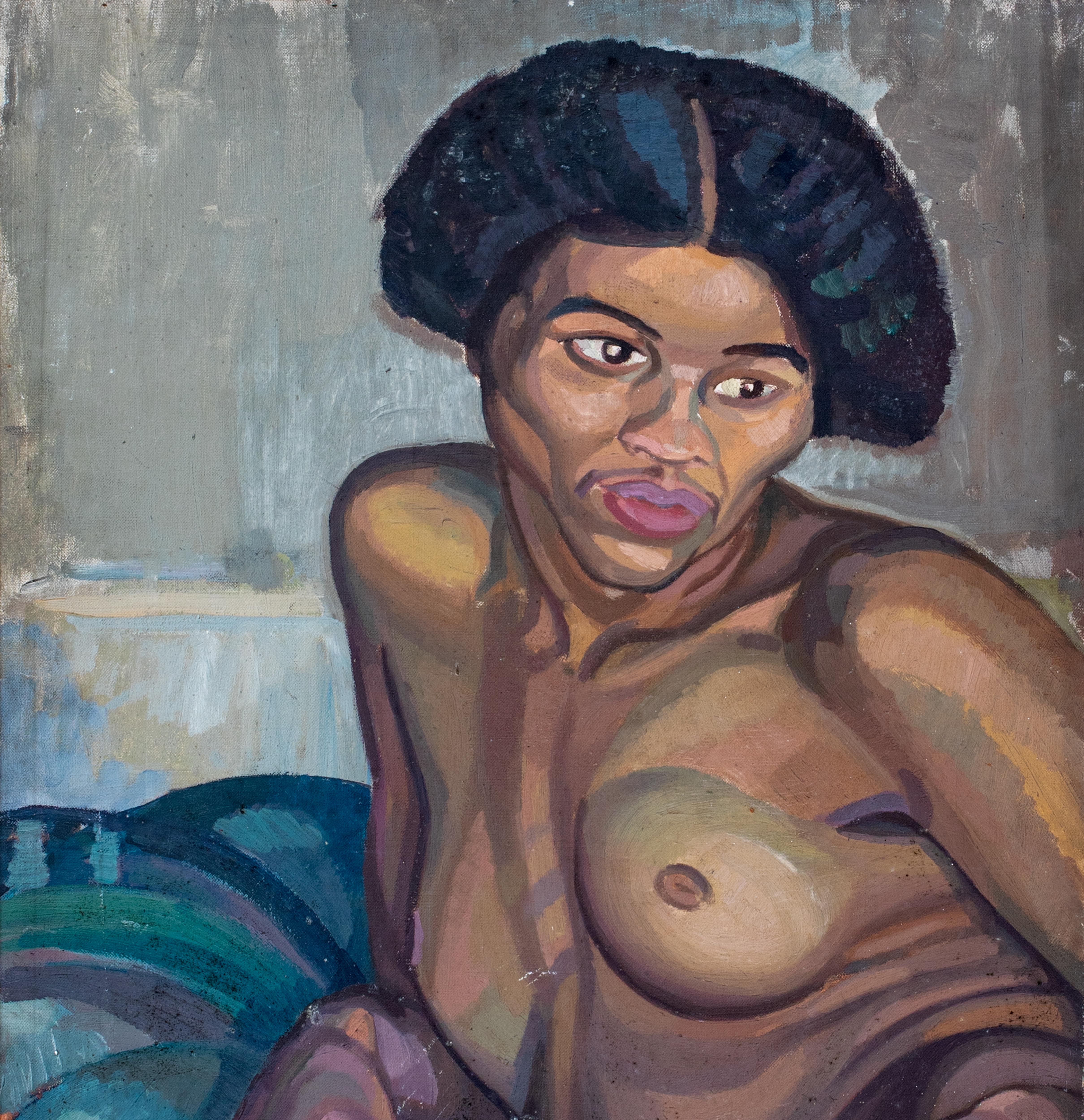 Nudo femminile nero, inizio XX secolo   di Harry Barr (1896-1987) 3