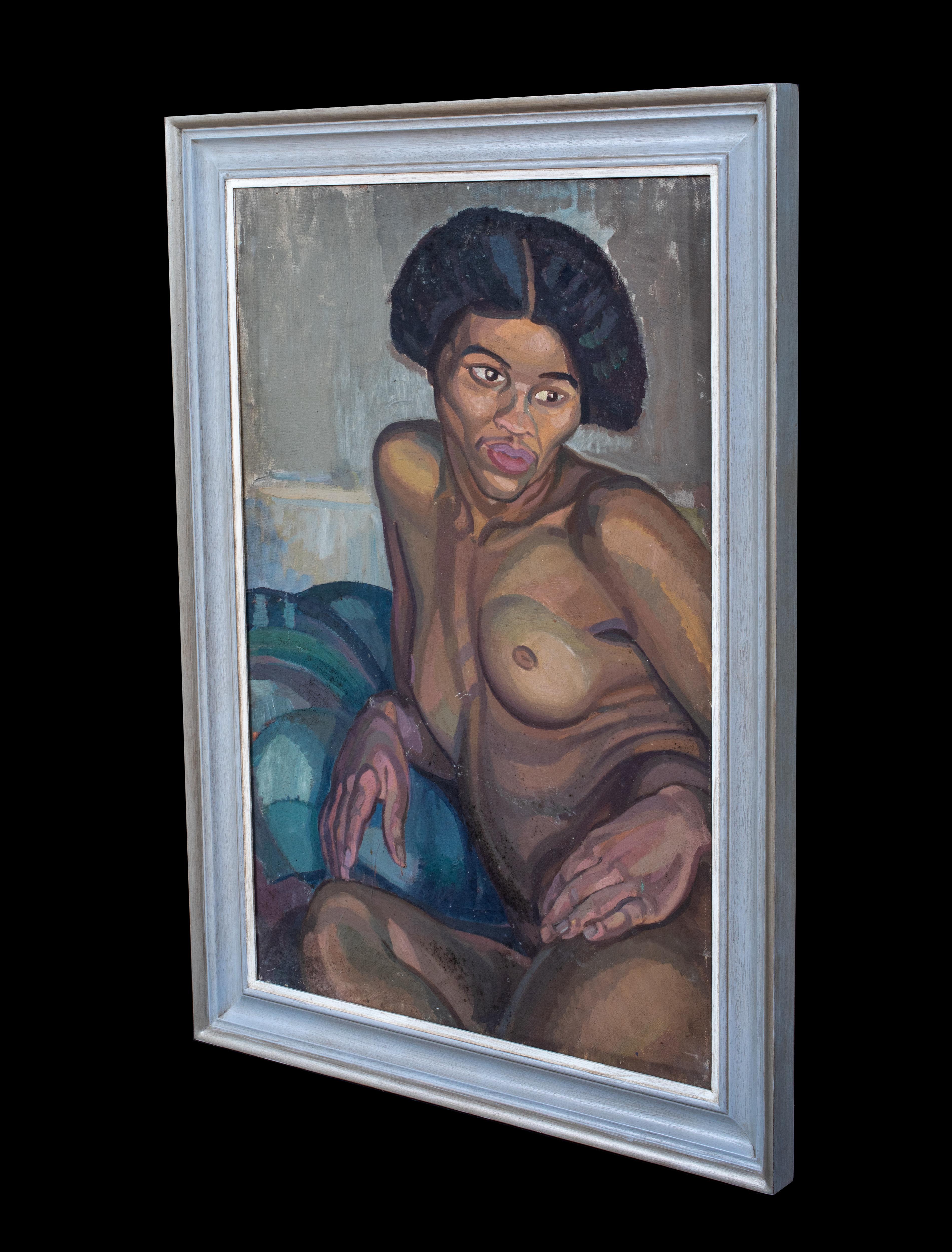 Nudo femminile nero, inizio XX secolo   di Harry Barr (1896-1987) 5