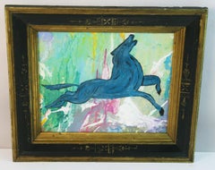 Blue Pegasus Equestrian Fantacy Painting