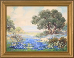 Vintage Bluebells in Bloom - Landscape