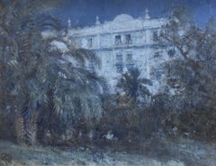 Bordighera, Effet de nuit (Night effect), 1909 oil on canvas