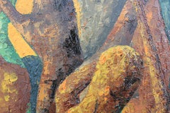 Bouchar Yellow Toned Fauvist Style Tree Landscape