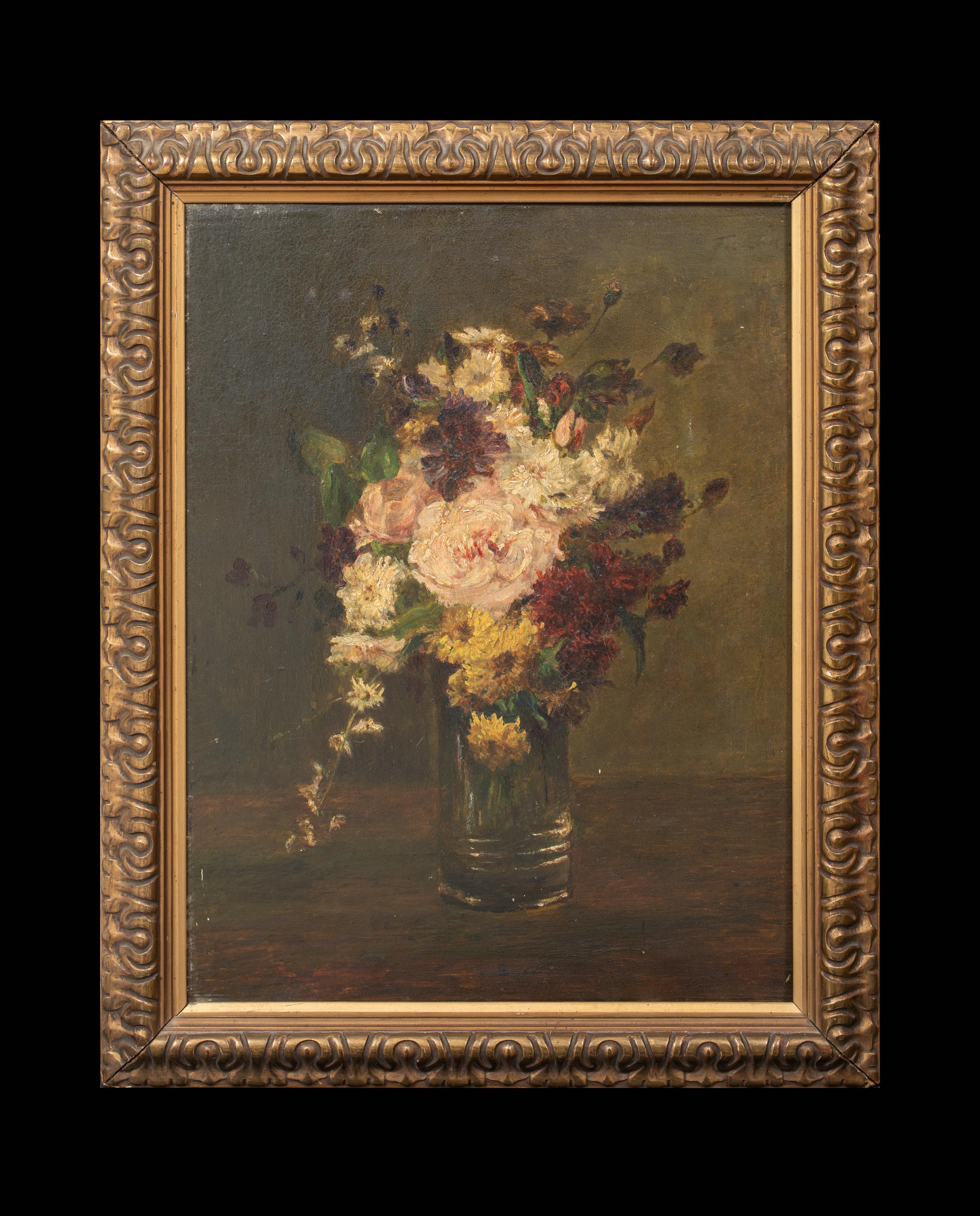 Bouquet de Fleurs, 19° secolo  firmato - Henri Fantin-Latour (1836-1904) - Painting di Unknown