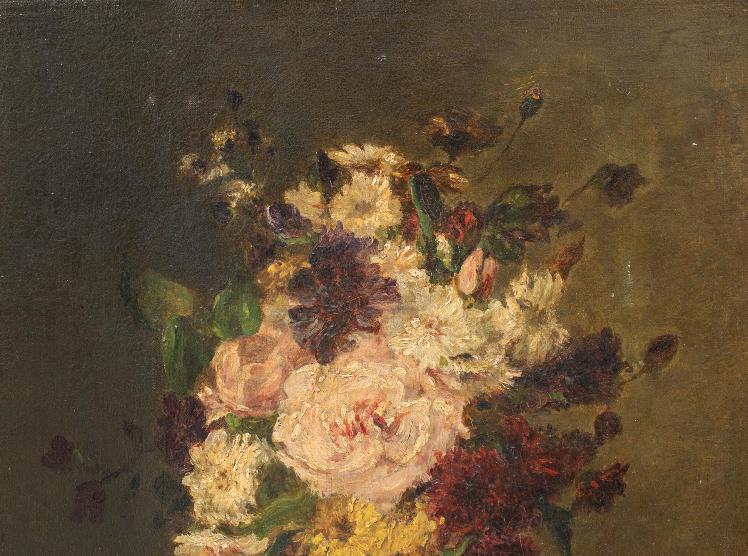 Bouquet de Fleurs, 19° secolo  firmato - Henri Fantin-Latour (1836-1904) 4