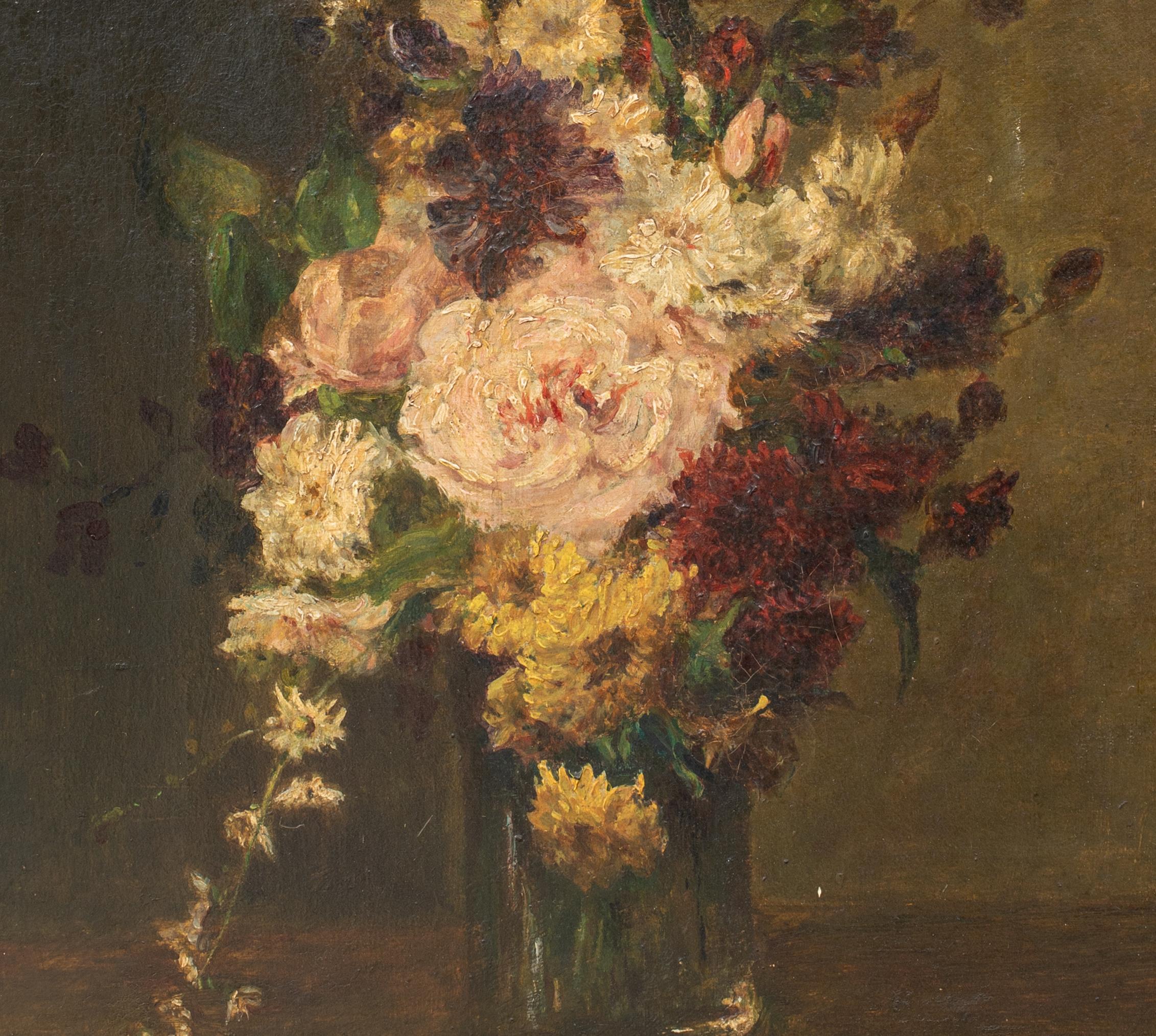 Bouquet de Fleurs, 19° secolo  firmato - Henri Fantin-Latour (1836-1904) 5