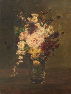 Bouquet de Fleurs, 19. Jahrhundert, Frankreich Signiert - Henri Fantin-Latour (1836-1904)