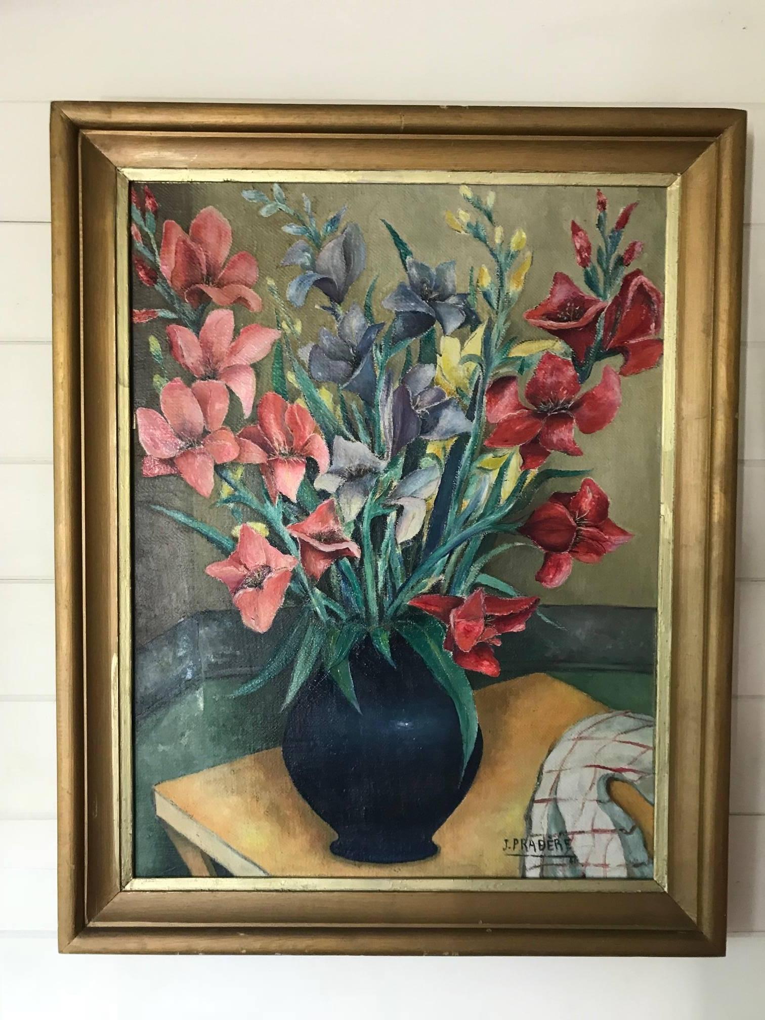 Bouquet de Fleurs - Painting by Unknown