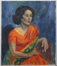 Boyd Smith (1911-1991) - 20th Century Oil, Woman in a Sari