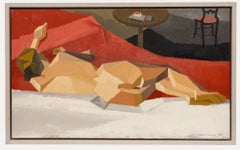 Brian Chugg (1926-2003) - 1961 Oil, Reclining Nude