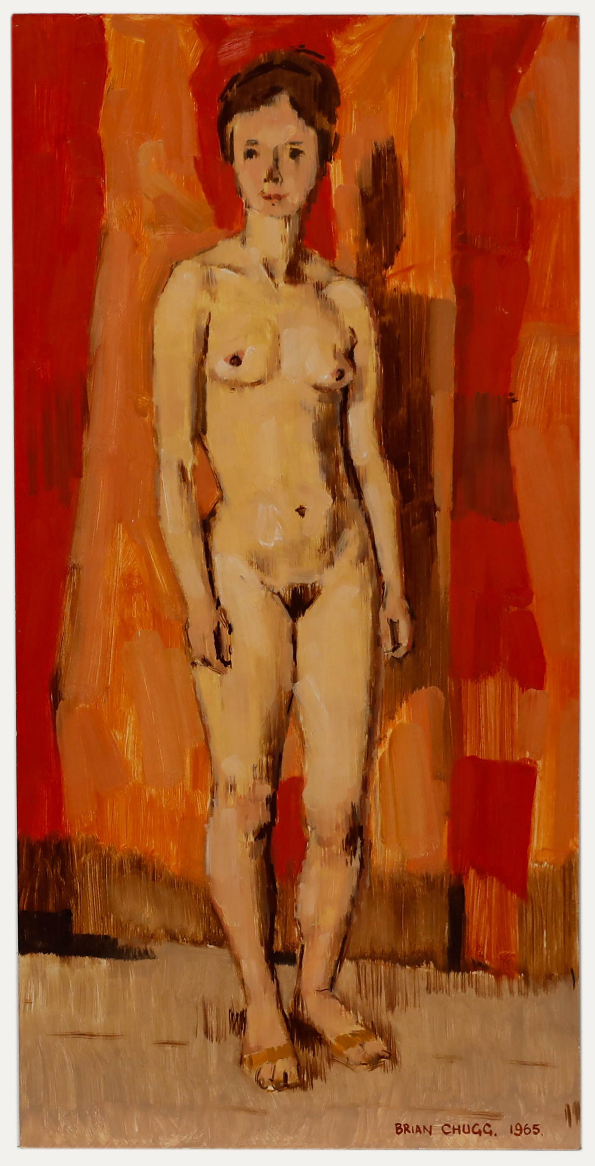 Brian Chugg (1926-2003) - Öl, Esquiline-Akt, Mitte des 20. Jahrhunderts