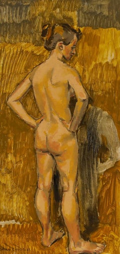 Brian Chugg (1926-2003) - Mid 20th Century Oil, Janet: Study
