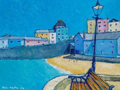Brian William - Contemporary Oil, Tenby Harbour Beach