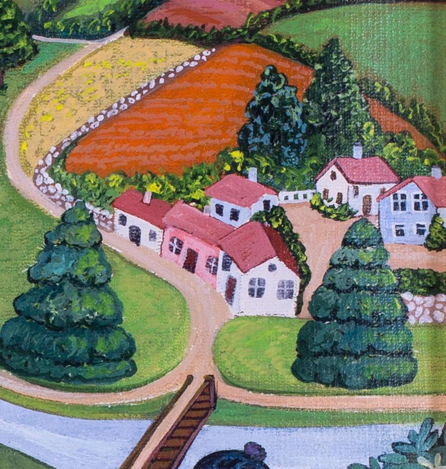 Erika Delamar (britannica, XX secolo)
Domenica del Ringraziamento
Olio su carta intelata
Firmato `Erika' (in basso a destra)
10,1/4 x 7,7/8 pollici (26 x 20 cm)

