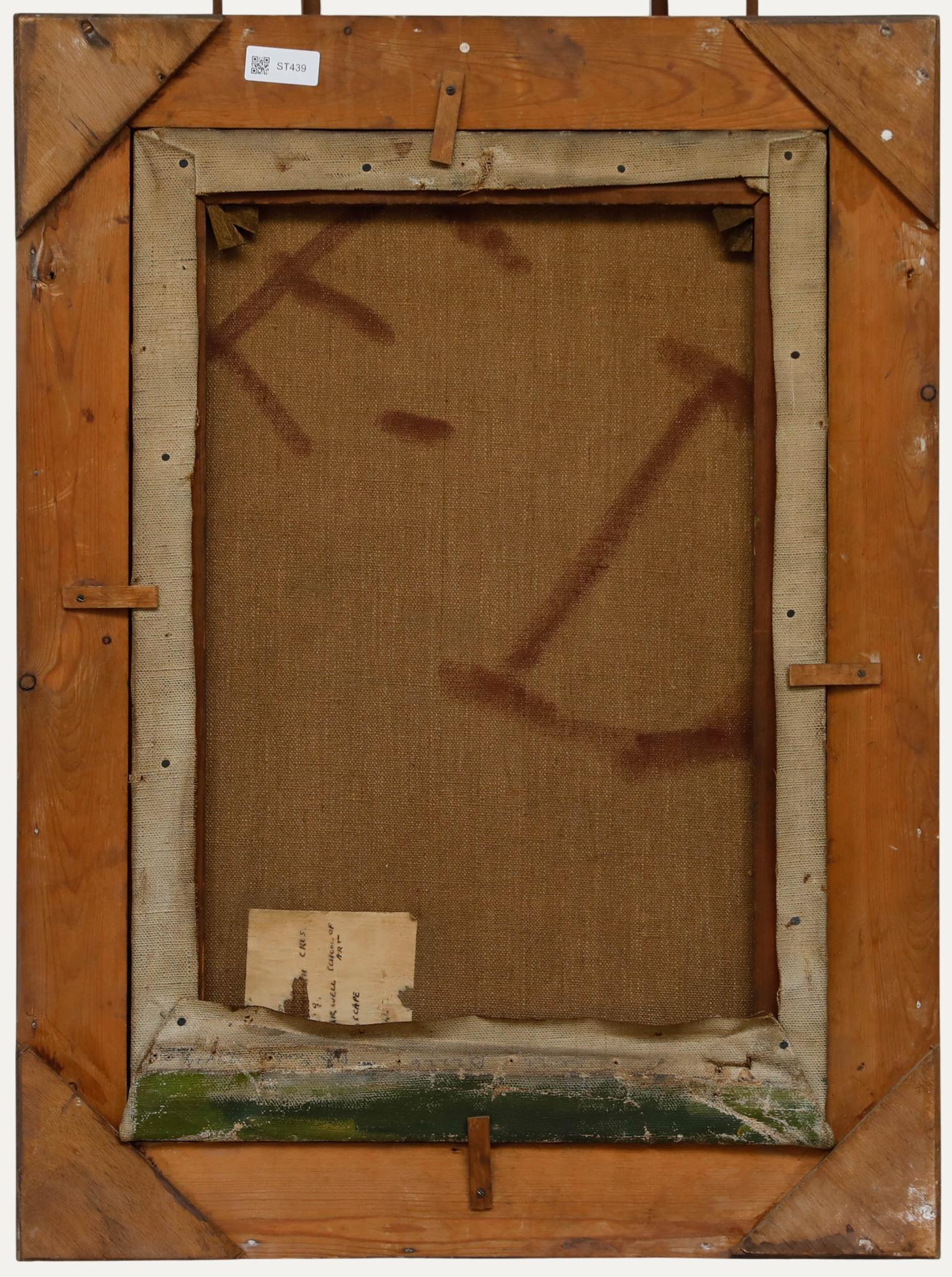 Britische Schule Mitte des 20. Jahrhunderts Öl - Sommer im Park (Braun), Landscape Painting, von Unknown