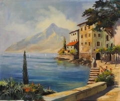 Brusoti - Mid 20th Century Oil, Lake Como, Italy
