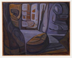 Brynhild Parker (1907-1987) - Olio del XX secolo, Baia di Antibes IV