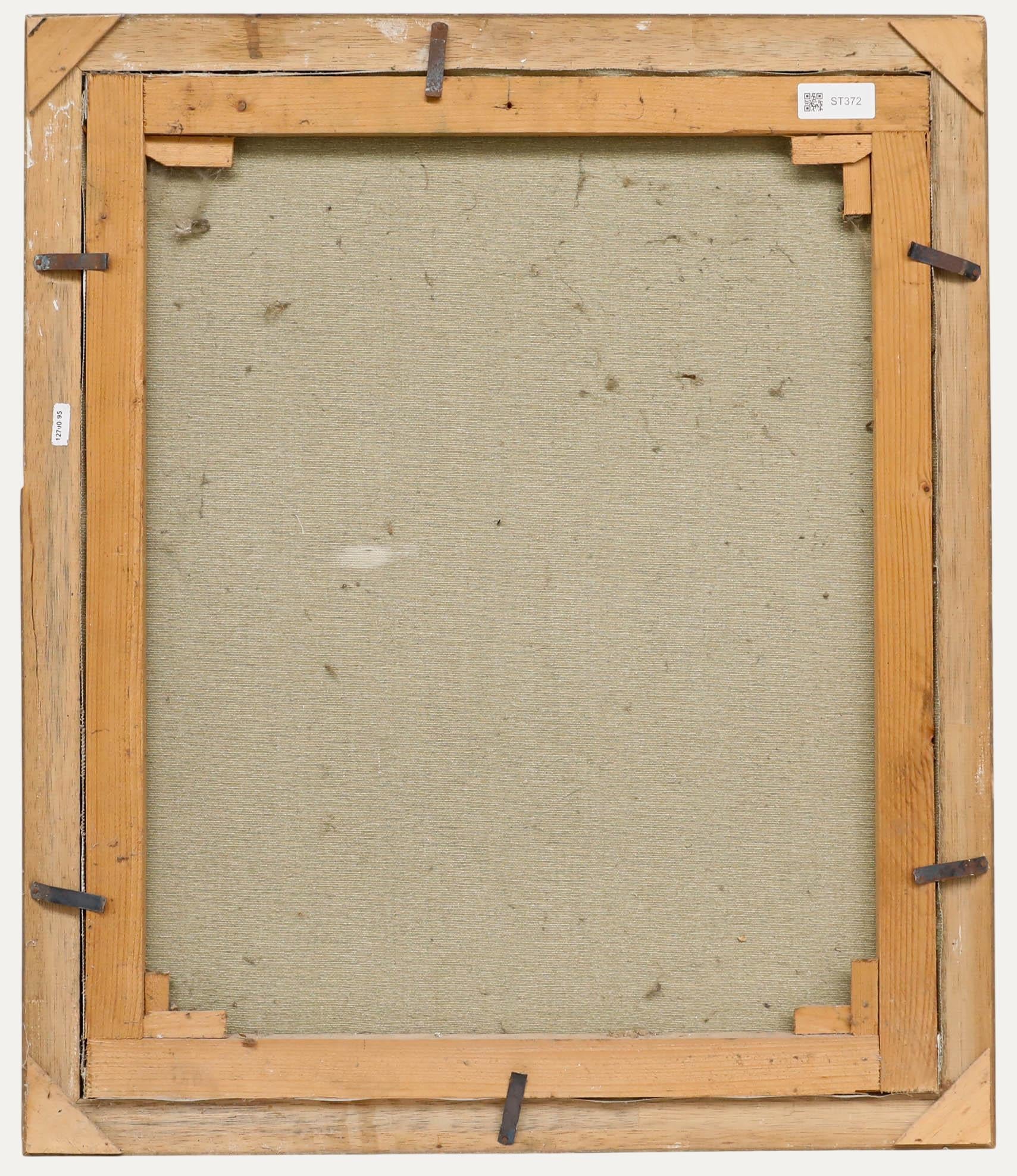 Burger - Framed 20th Century Oil, Giant Agapanthus - Brown Still-Life Painting by Unknown