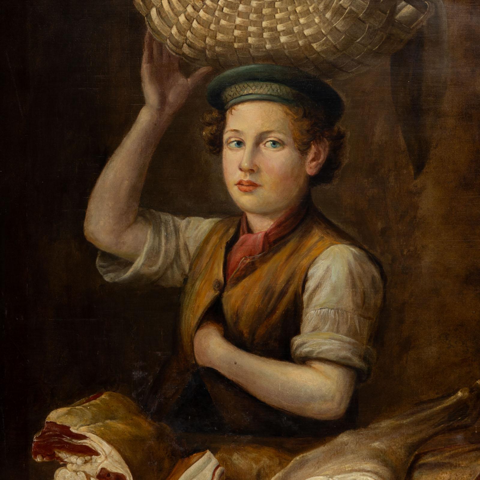 Butcher’s Apprentice, Late 19th Century For Sale 1