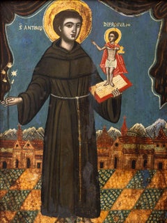 Byzantine Icon of Saint Anthony of Padua, 18th C.
