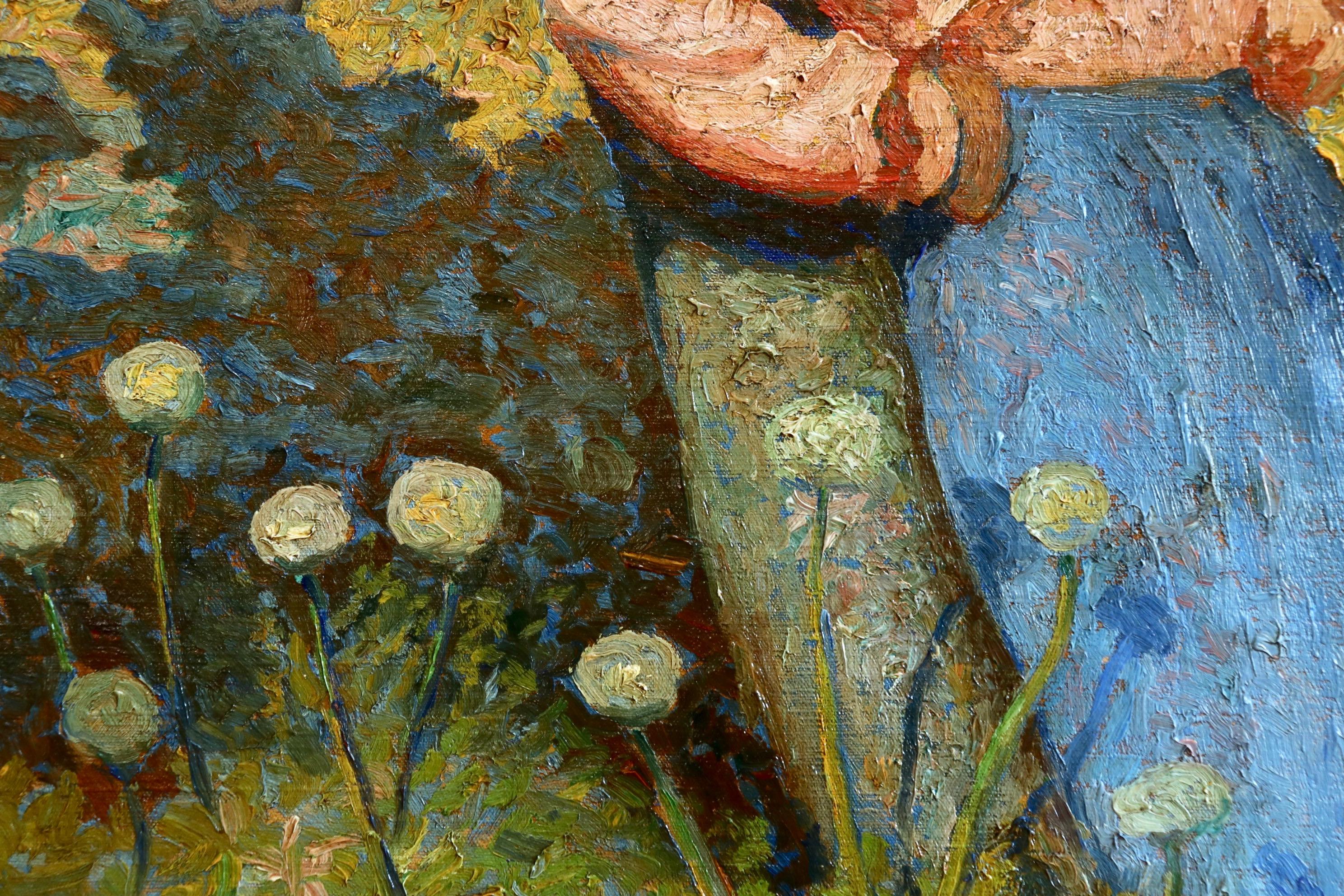 A magnificent oil on canvas depicting a young women under an apple tree, warmly expressive and exceptionally brushed. c. 1905

The name les fauves (‘the wild beasts’) was coined by the critic Louis Vauxcelles when he saw the work of Henri Matisse