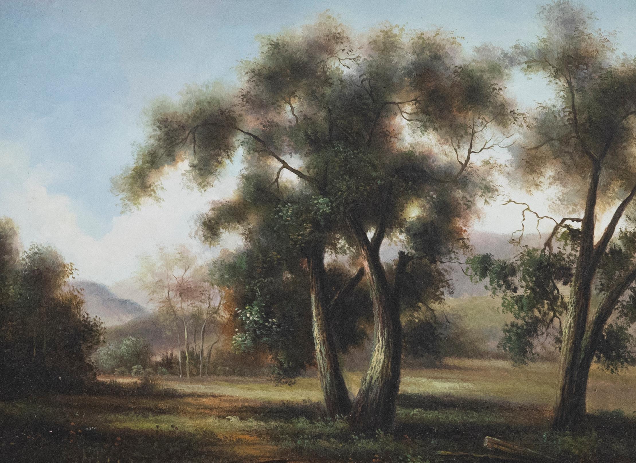 C. Daniel - 20th Century Oil, The Clearing - Painting by Unknown