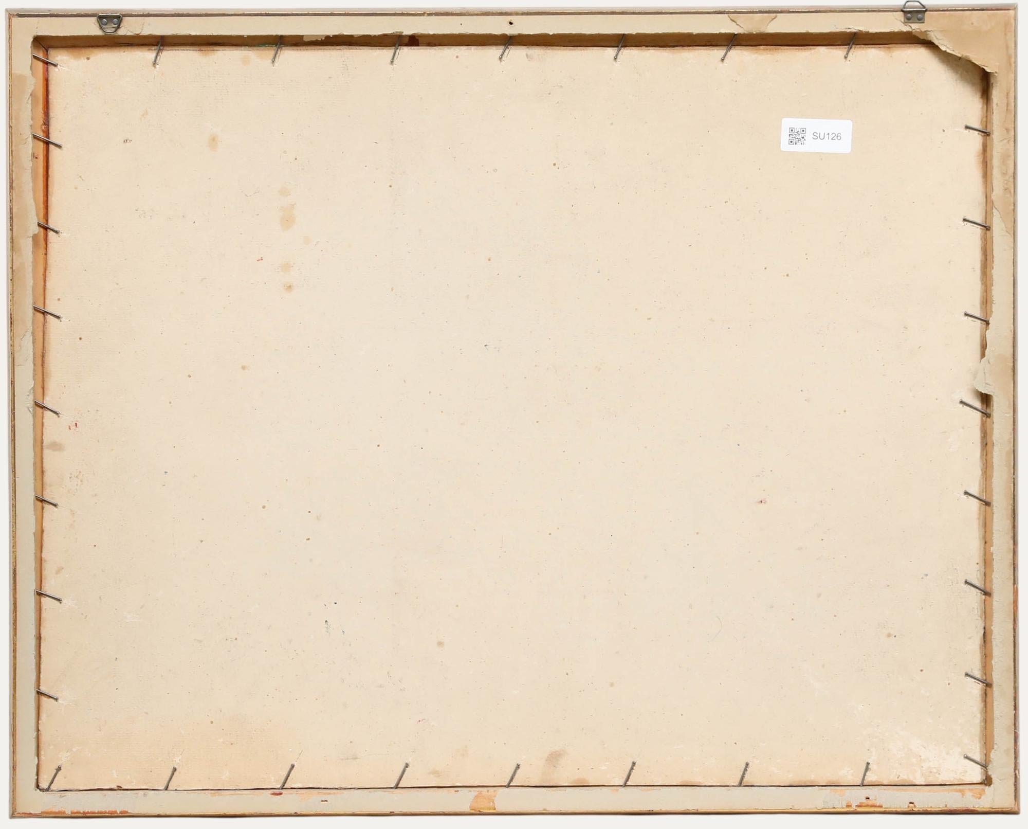 C. Schlotke - Début du 20e siècle Huile, Nature morte avec une figurine - Marron Still-Life Painting par Unknown