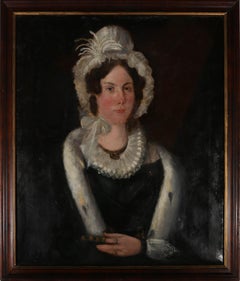 c.1830 Oil - Lady In An Ermine Stole