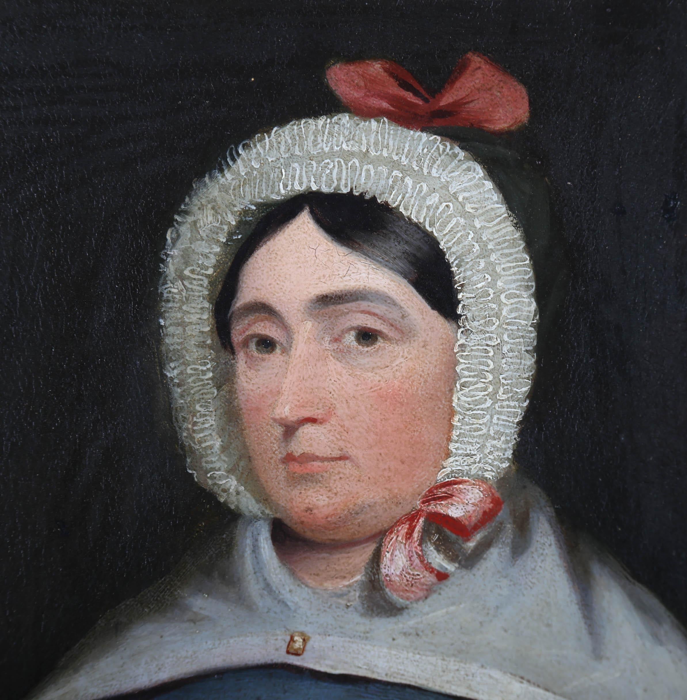 c.1840 Oil - Portrait Of Miss 