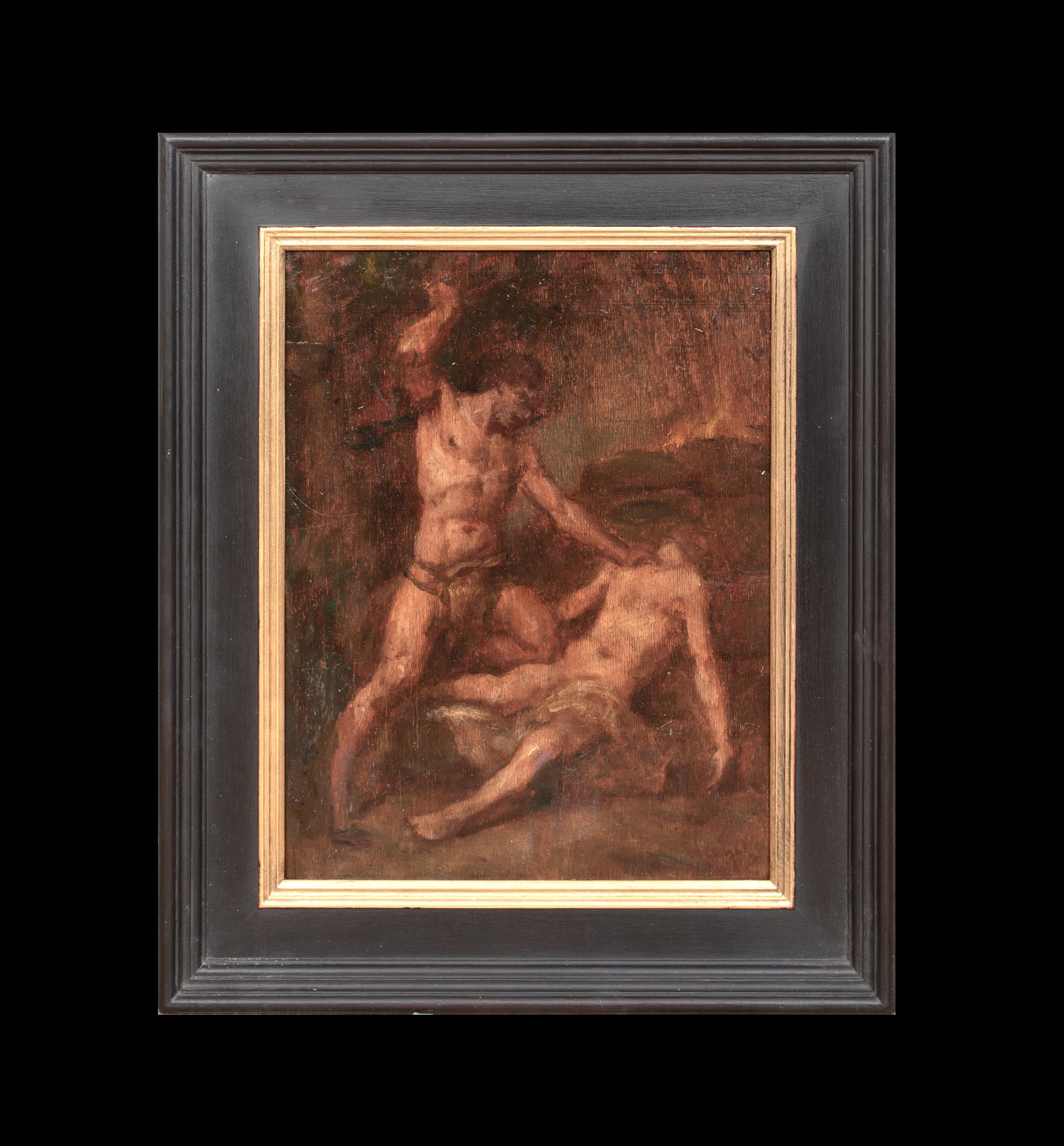 Kain und Abel, 19. Jahrhundert – Painting von Unknown
