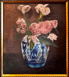 Calas Lilien in asiatischer Vase