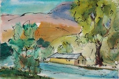 Vibrant Nevada Farm Double Sided Landscape