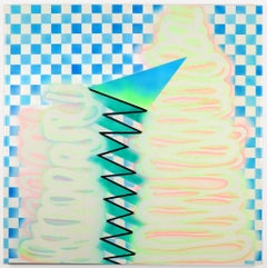 Call and Echo, Acrylic and Airbrush on Canvas Painting by Alex Blau, 2019