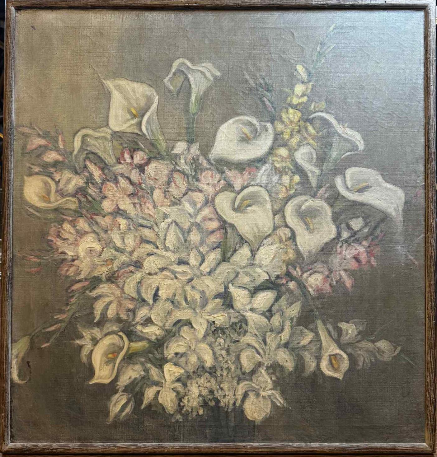 Calla Lillies - Painting by Unknown